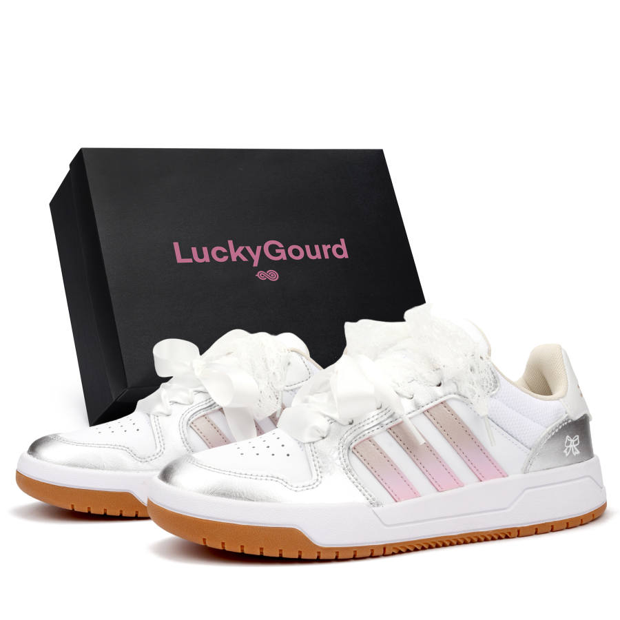 Adidas Neo Entrap Butterfly Ballet Low top Skateboard Shoes Unisex White Silver