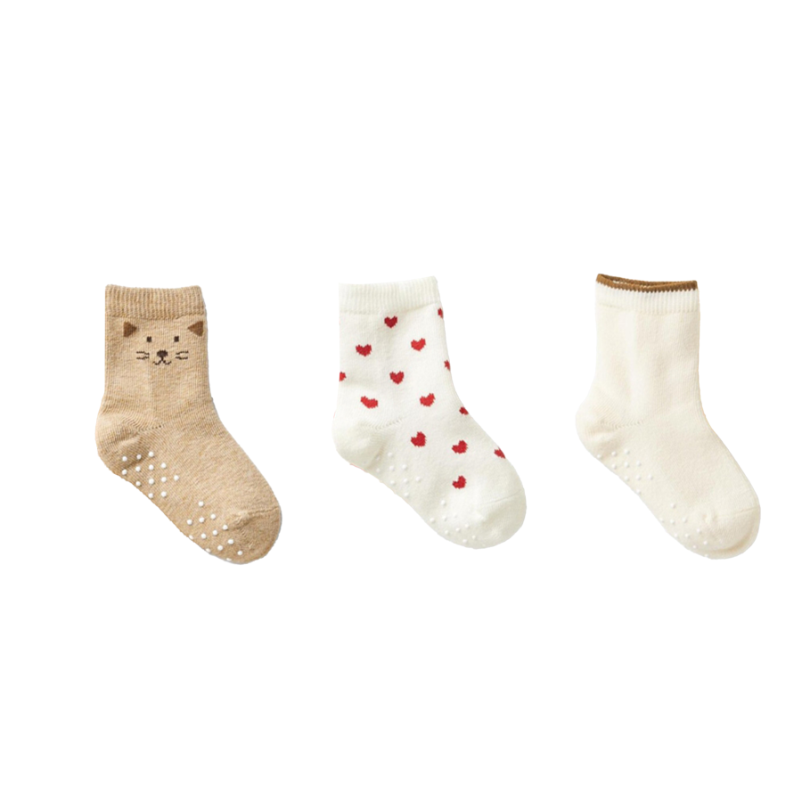 UNIQLO Socks 3 Pack Infant And Toddler
