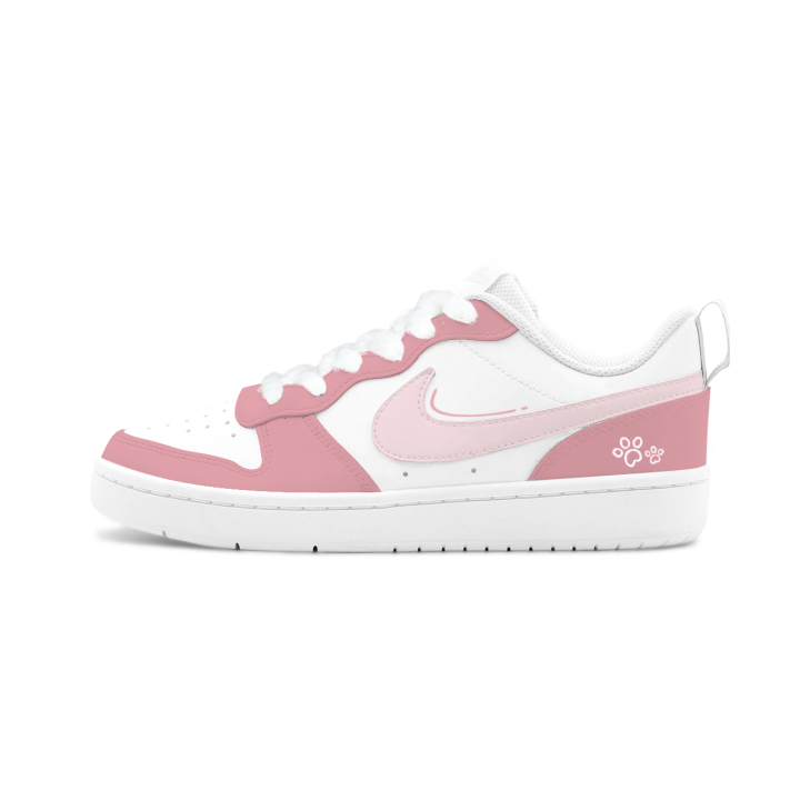 Nike Nike Court Borough HEY Rose Pink Cherry Blossom Slip Resistant Cushioning Height Increasing