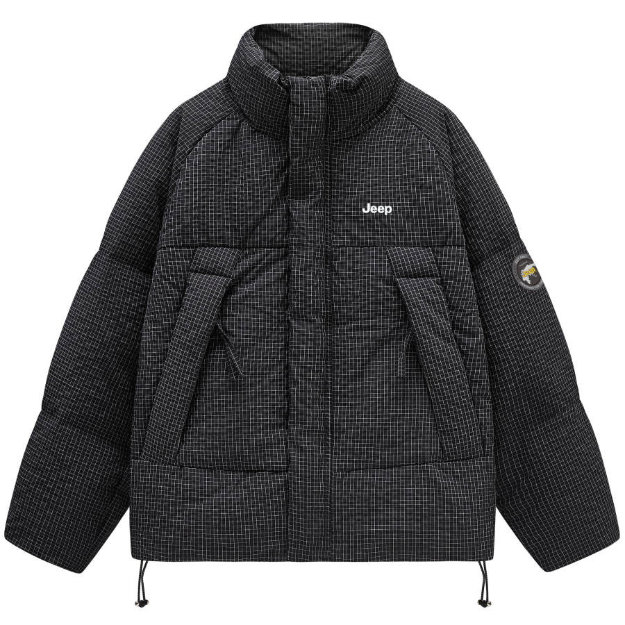 Jeep Jeep Down Jackets Unisex Stand Collar Thickened Puffer Jacket