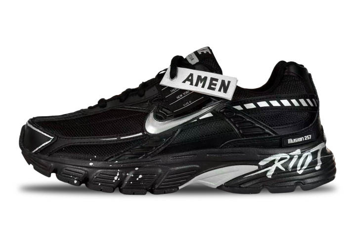 Nike Nike Initiator Abrasion Resistant Low top Casual City Commuting Running Shoes Men's Silver Black