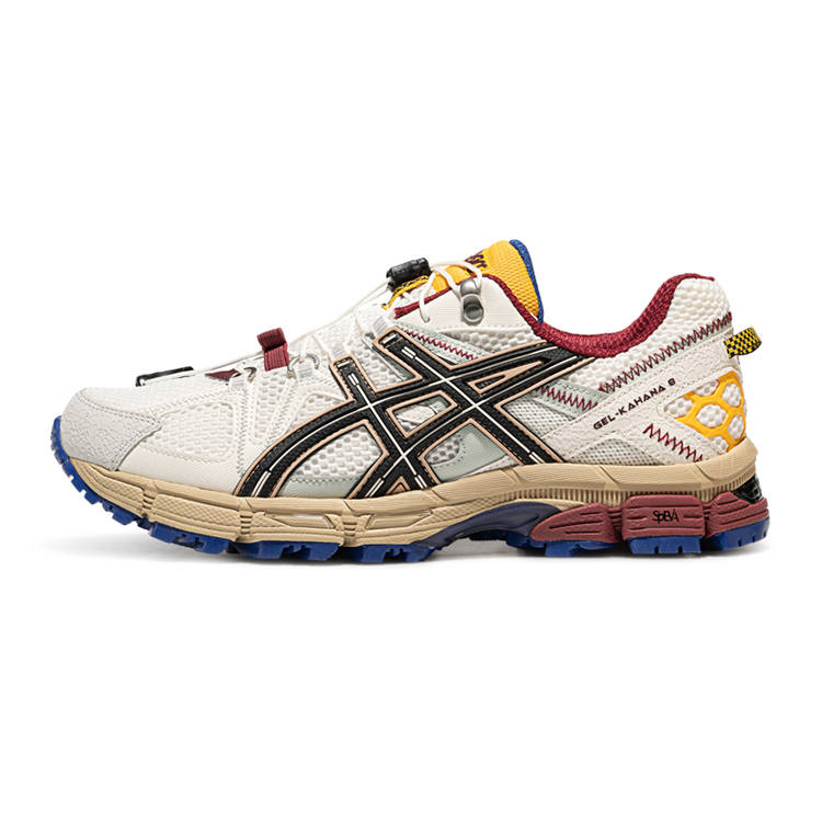 ASICS Gel Kahana 8 FL Textile, Synthetic Leather Breathable Low top Casual Running Shoes Unisex