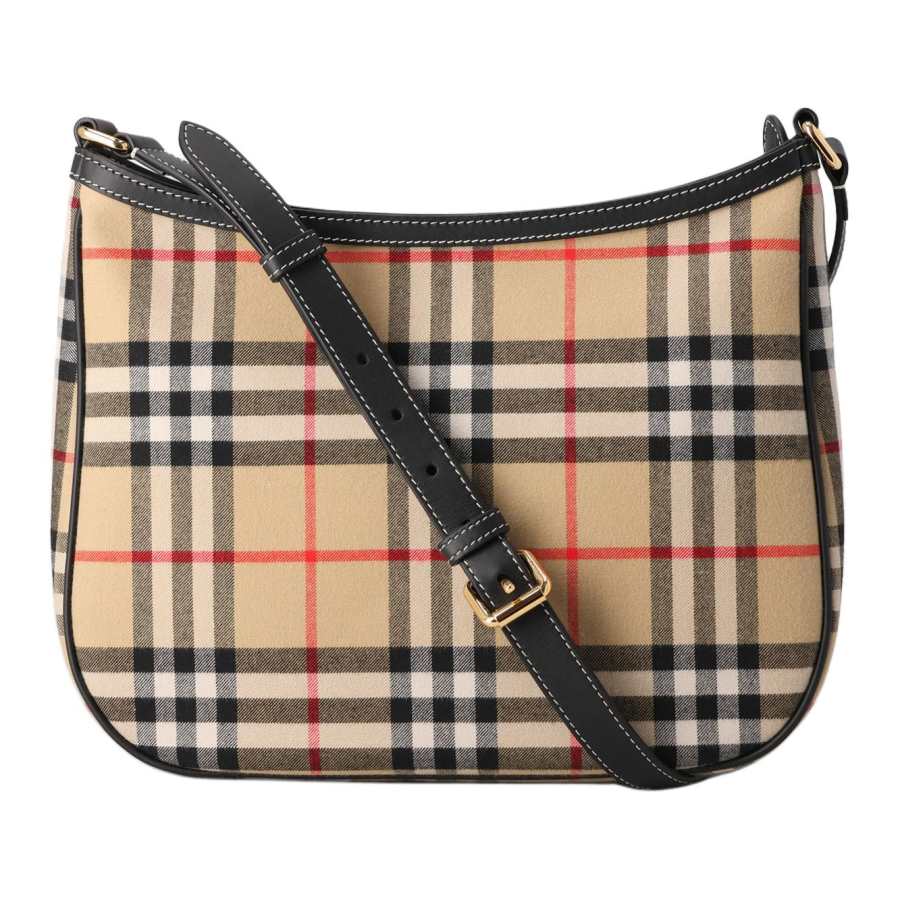 Burberry Cotton Crossbody Bag, Shoulder Bag Women's Brown