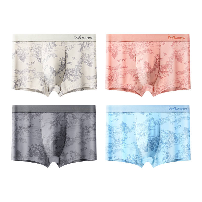 MIIOW MIIOW Trend Party Series Boxer Briefs Men's 4 Pack