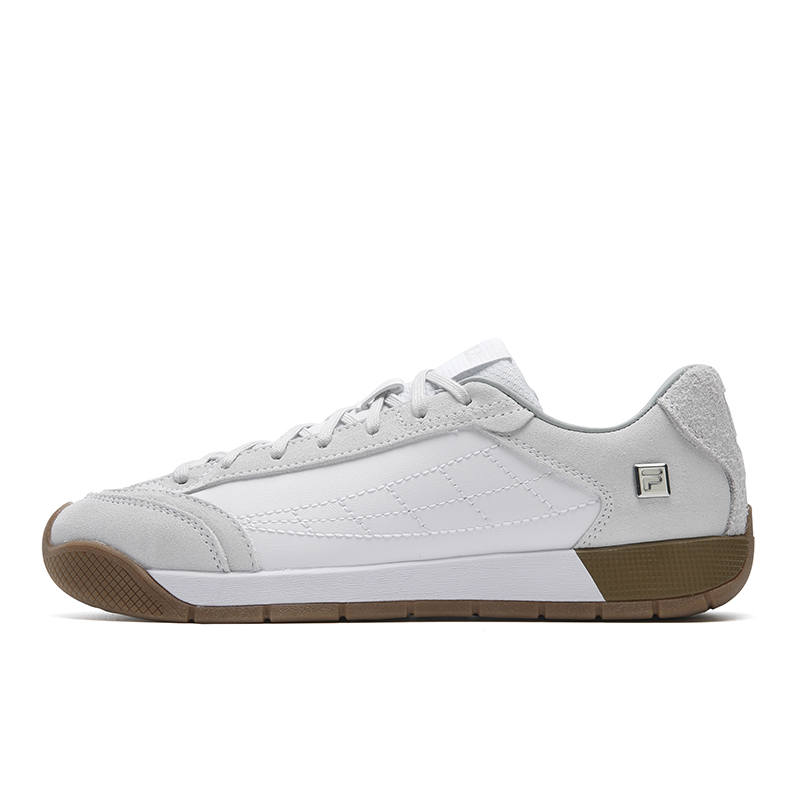 FILA TROFEO Cushioning Abrasion Resistant Coverage Lightweight Low top Tennis Shoes Women's White Gray