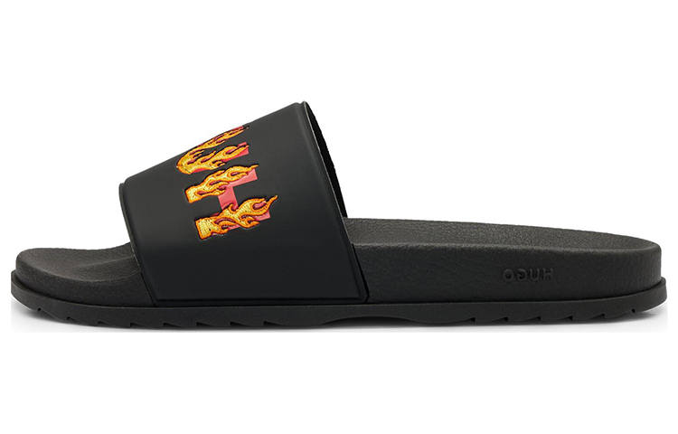 HUGO BOSS HUGO Logo-print Open-toe Slides