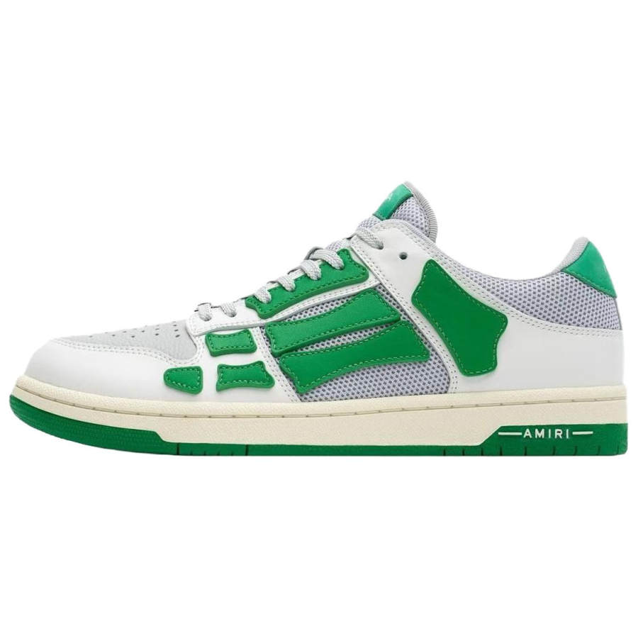 AMIRI Low top Skateboard Shoes Men's White Green