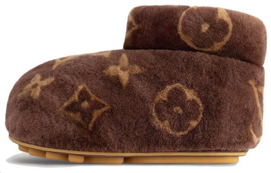 LOUIS VUITTON LOUIS VUITTON LV Footprint Low Boot Marron