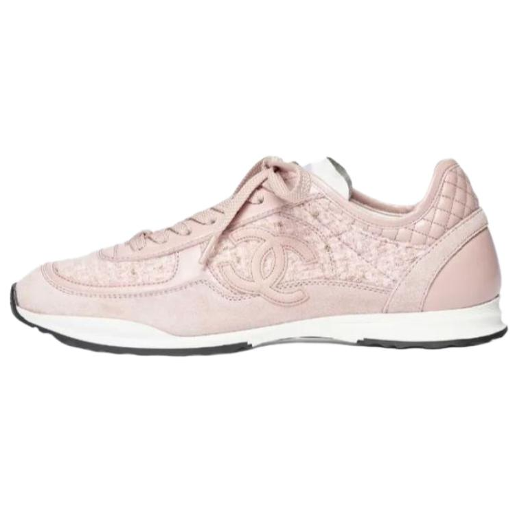 CHANEL 25K Low top Casual Shoes Women's Pink