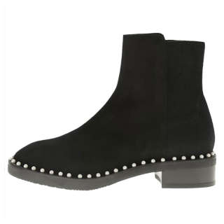 Stuart Weitzman/SW Easyonpearl Ankle Boots 3.5cm Women's Black
