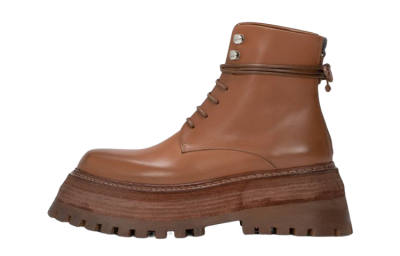 Marsèll Quadrarmato Leather Desert Boots
