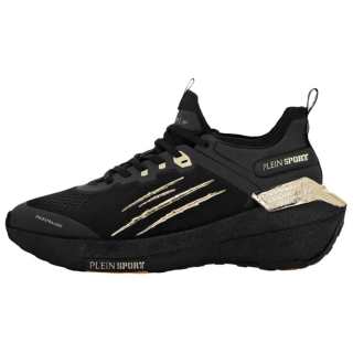 PLEIN SPORT Low top Casual Shoes Unisex Black Gold