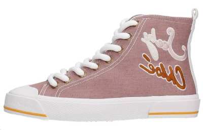 See By Chloe Leather High top Skateboard Shoes Women's Pink