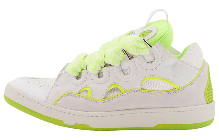 Lanvin Lanvin Curb Sneakers 'White Fluo Yellow'