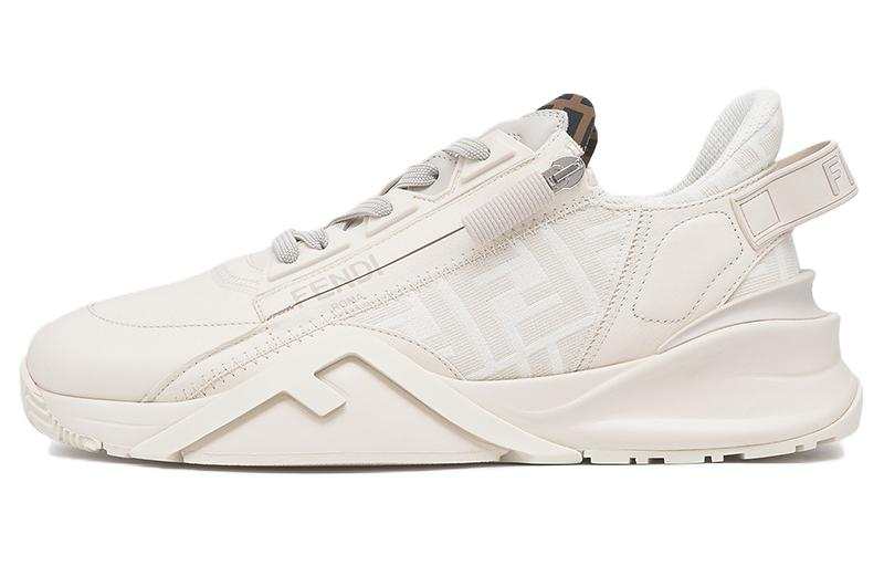 FENDI FENDI Flow Low-Top Sneakers White