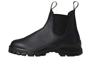 Blundstone Leather Short Chelsea Boots Unisex Black