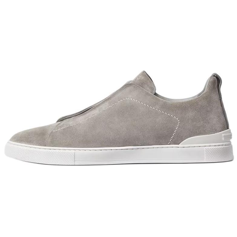 Ermenegildo Zegna Zegna Triple Stitch Suede Sneakers
