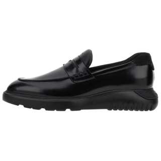 HOGAN H600 Debossed-logo Penny Loafers