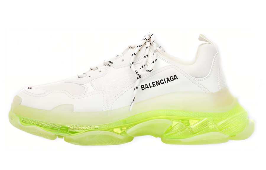 Balenciaga Triple S Clear Sole White Fluo Yellow