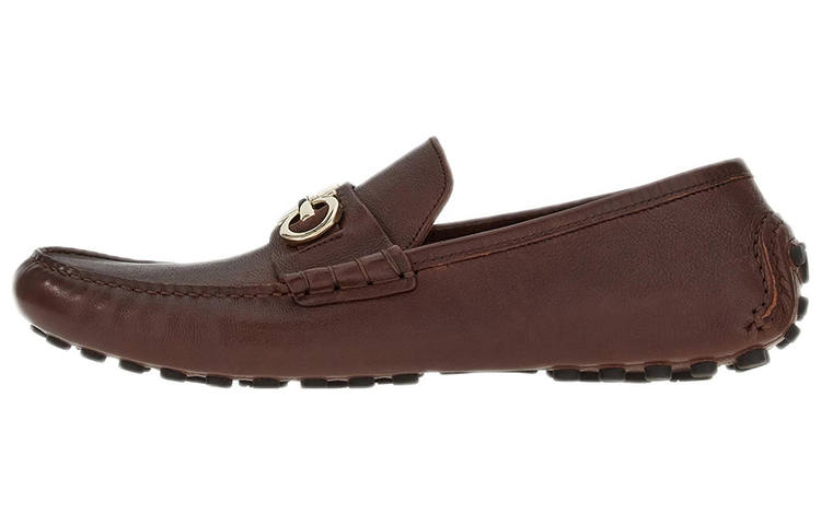 FERRAGAMO Horsebit-detail Leather Loafers
