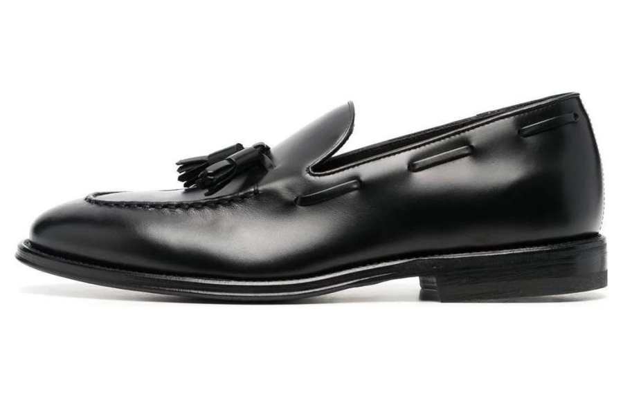 Henderson Baracco Grained Leather Loafers