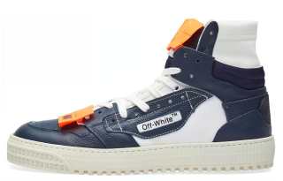 OFF-WHITE Off-Court Tumbled Navy
