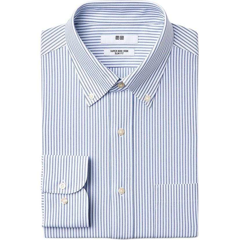 UNIQLO Shirts Men's Blue Moderate