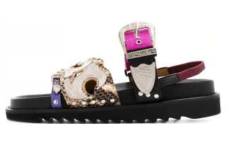 Toga Pulla One Strap Sandals Women's Black