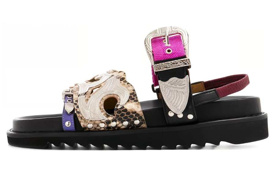 Toga Pulla One Strap Sandals Women's Black