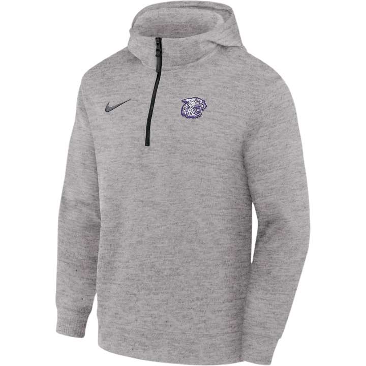 Nike Nike Kansas State Wildcats Nike Ncaa Men's Basketball Coaches' Pullover Hoodie