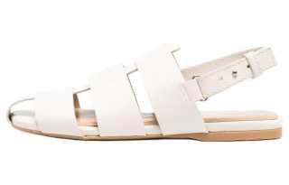 JW Anderson Leather Roman Sandals Women's White