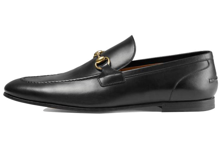 Gucci Jordaan Leather Loafer 'Black'