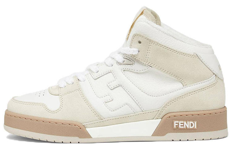 FENDI Match High Top 'White Cream' Women's