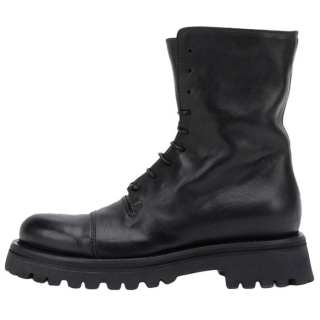 MOMA Tronchetto Donna Leather Ankle Boots Women's Black