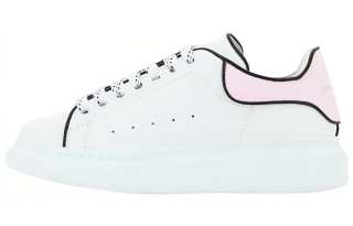 Alexander McQueen Oversized Outline White Pale Pink Women's
