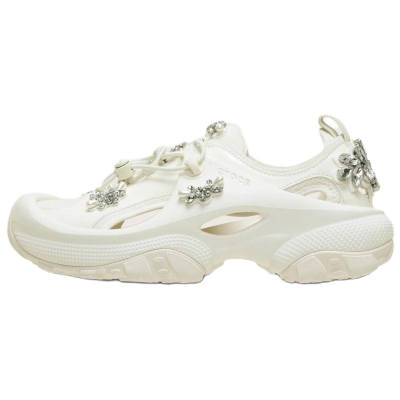 SIMONE ROCHA X Crocs Collaboration Trailbreak 2 River Trekking Shoes Women's Pearl White