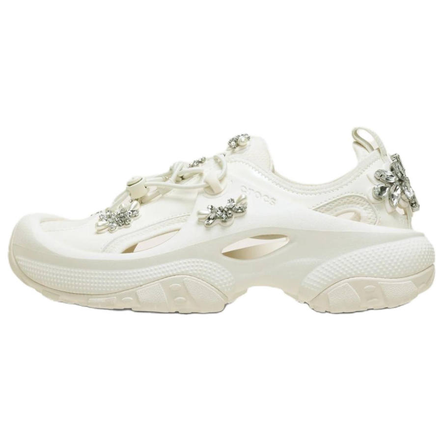 SIMONE ROCHA X Crocs Collaboration Trailbreak 2 River Trekking Shoes Women's Pearl White