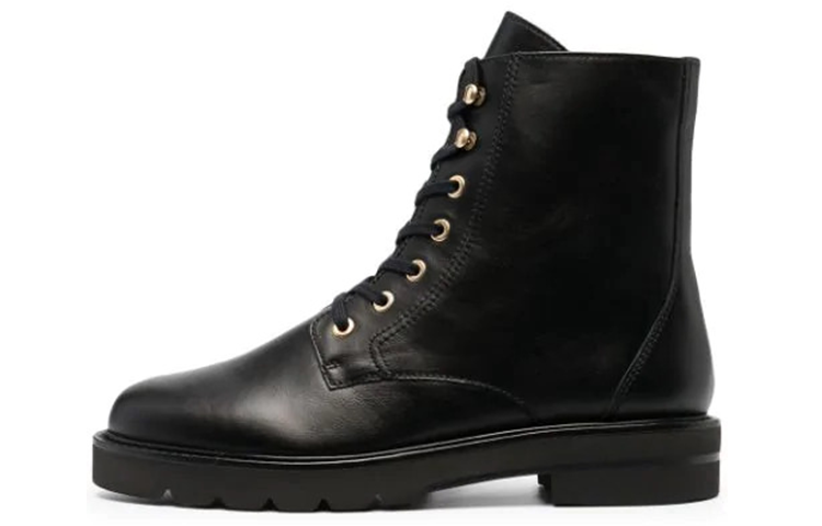 Stuart Weitzman /SW Mila Lift Combat Boots Women's Black