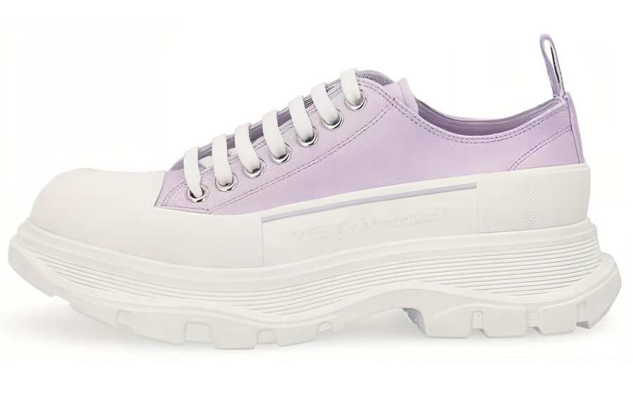 Alexander McQueen Tread Slick Sneakers 'Lilac White' Women's