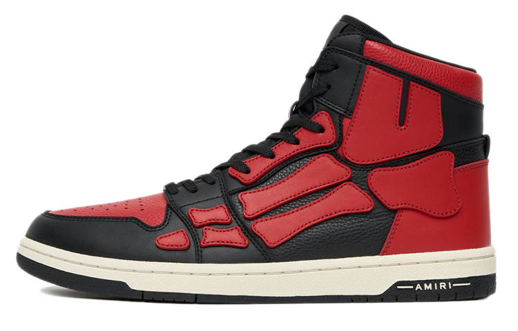 AMIRI AMIRI Skel Top Hi Black Red White