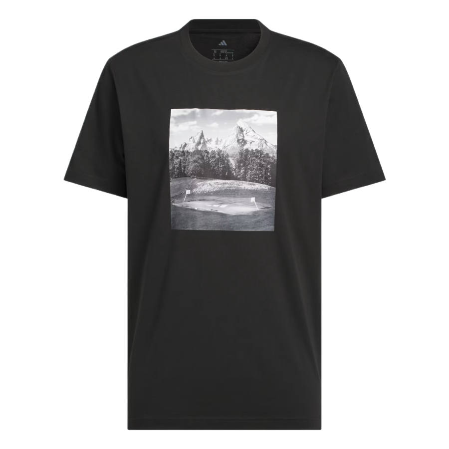 Adidas Adidas T Shirts Men's Black Crew Neck Moderate
