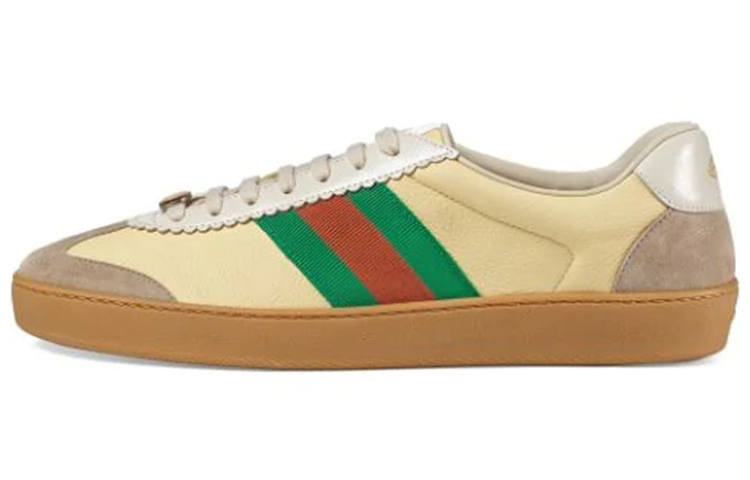 GUCCI GUCCI G74 Web Sneakers Oatmeal