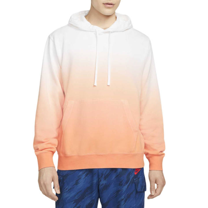 Nike Nike Sweatshirts Men's Orange Psychedelic/White Hooded Moderate