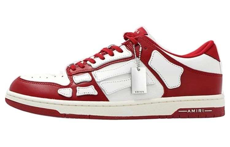 AMIRI AMIRI Skel Top Low Red White