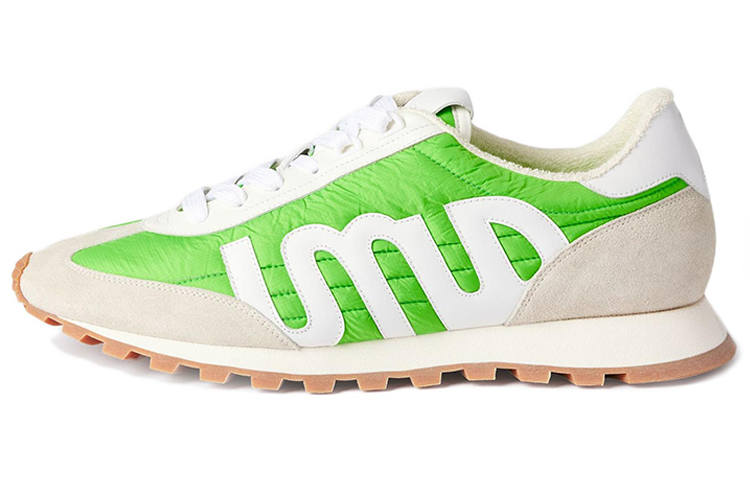AMIPARIS Nylon Textured Low top Sports Casual Shoes Unisex Green White Gray
