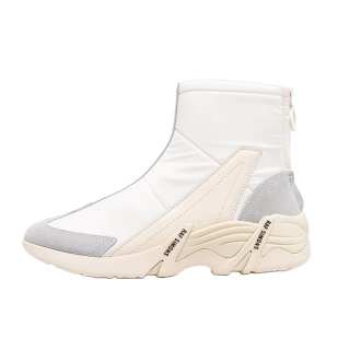 RAF SIMONS Ankle Boots Men's Gray White