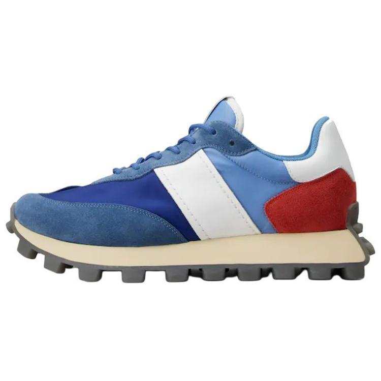 TOD'S Fabric Low top Sports Casual Shoes Men's Blue