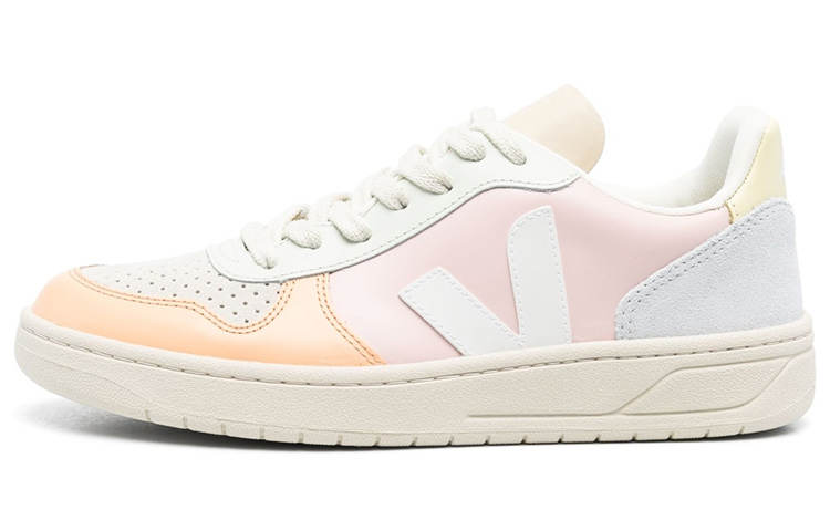 VEJA V 10 Leather Petale White Women's