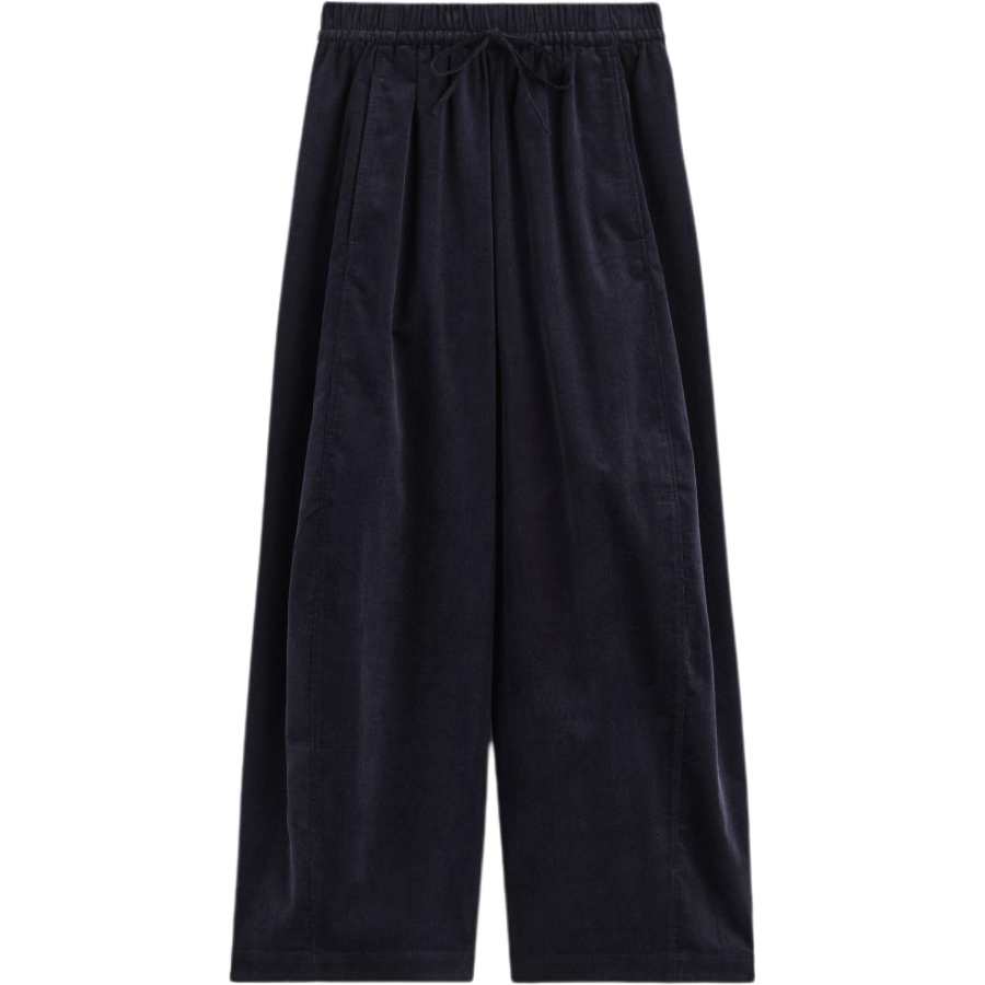 COS Casual Pants Women's Navy Blue Moderate Wide Leg Pants