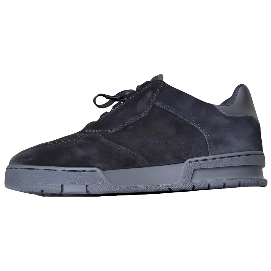 LOUIS VUITTON Trainer Low top Casual Shoes Men's Black